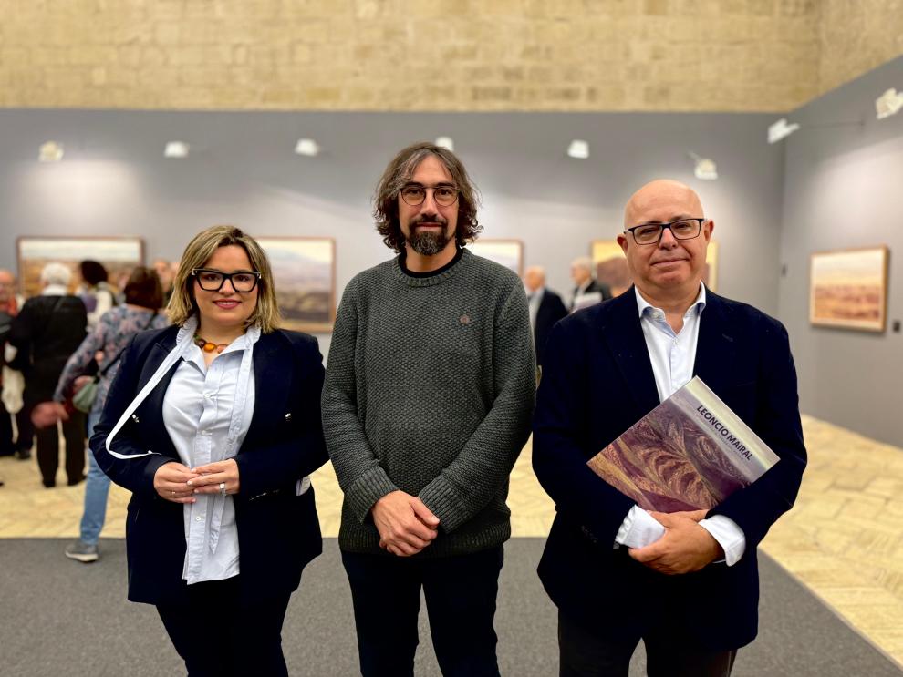 Presentación de la exposición “Leoncio Mairal. Atmósferas a través del paisaje” en el Museo de Huesca.