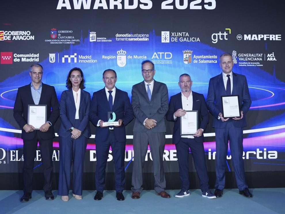 El director de CEEI Aragón, Javier Martínez Romero, ha participado en la gala de entrega