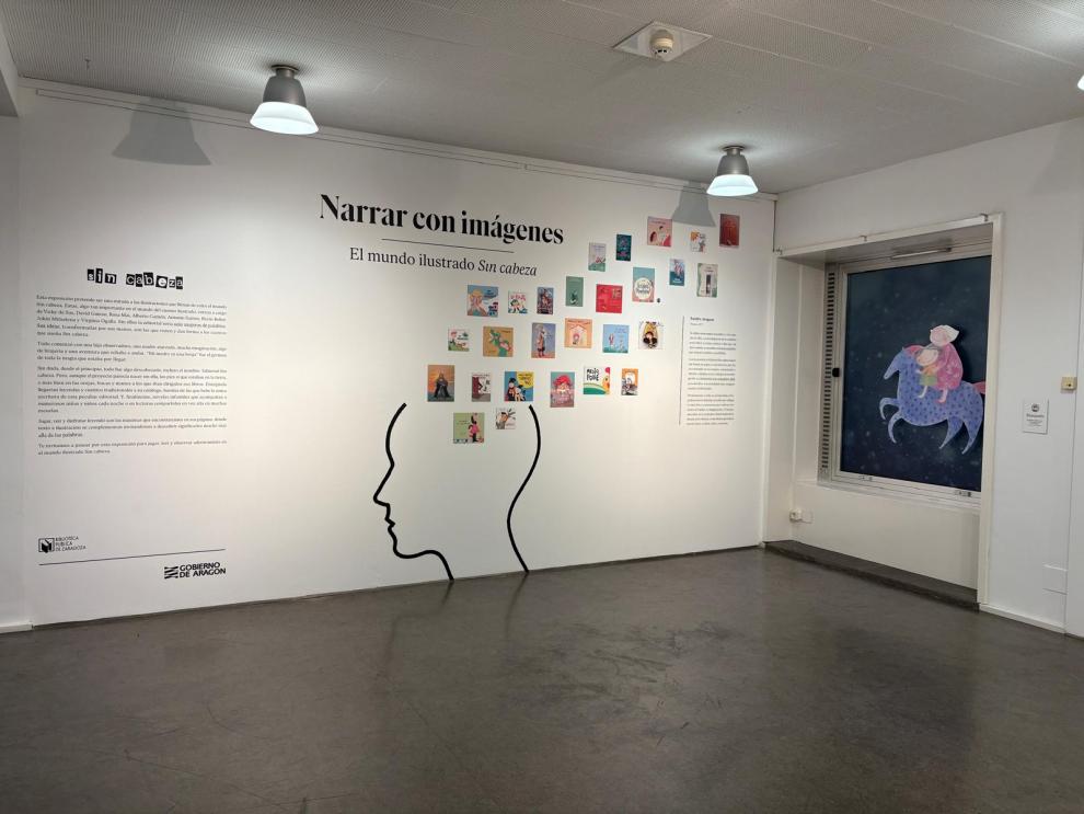 La Biblioteca Pública de Zaragoza acoge la exposición 'Narrar con imágenes. El mundo ilustrado Sin cabeza’