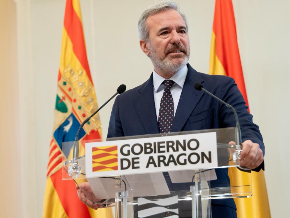 Jorge Azcón, Presidente de Aragón