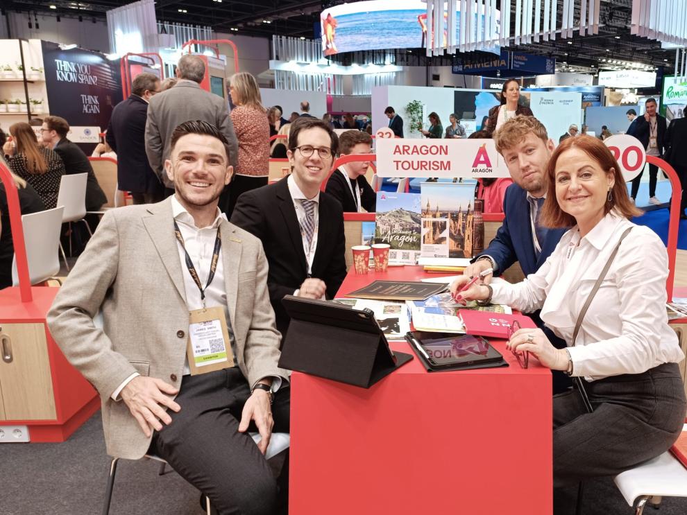 Participación aragonesa en la feria de turismo World Travel Market que se celebra en Londres.