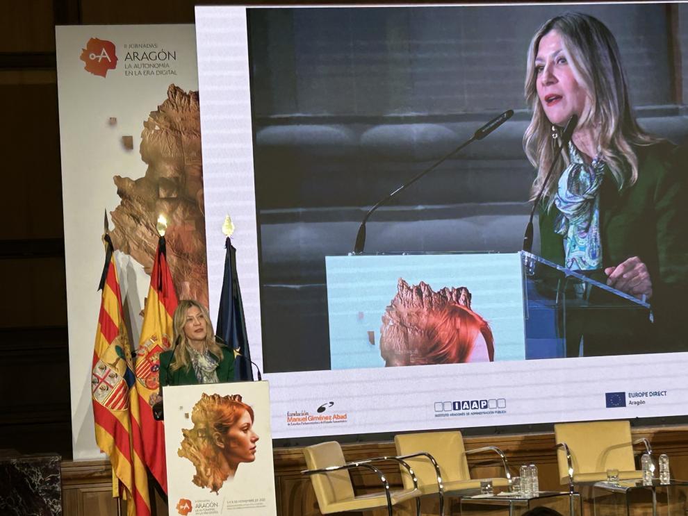Mar Vaquero en las jornadas "La autonomía en la era digital"