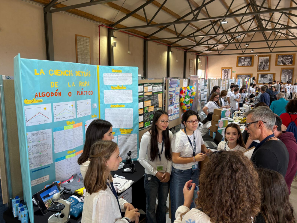 Las cinco alumnas galardonadas estudian en el IES Sierra de Guara, de Huesca.