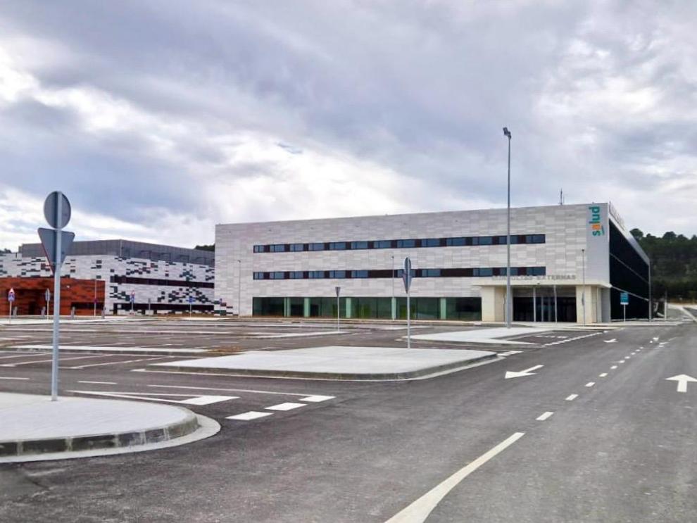Imagen del Hospital nuevo de Teruel, al que se añadirá el nuevo módulo de 54 habitaciones