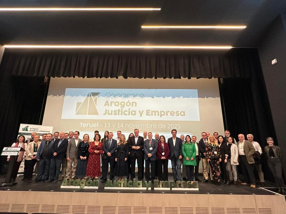 La vicepresidenta ha clausurado el congreso "Aragón Justicia y Empresa"