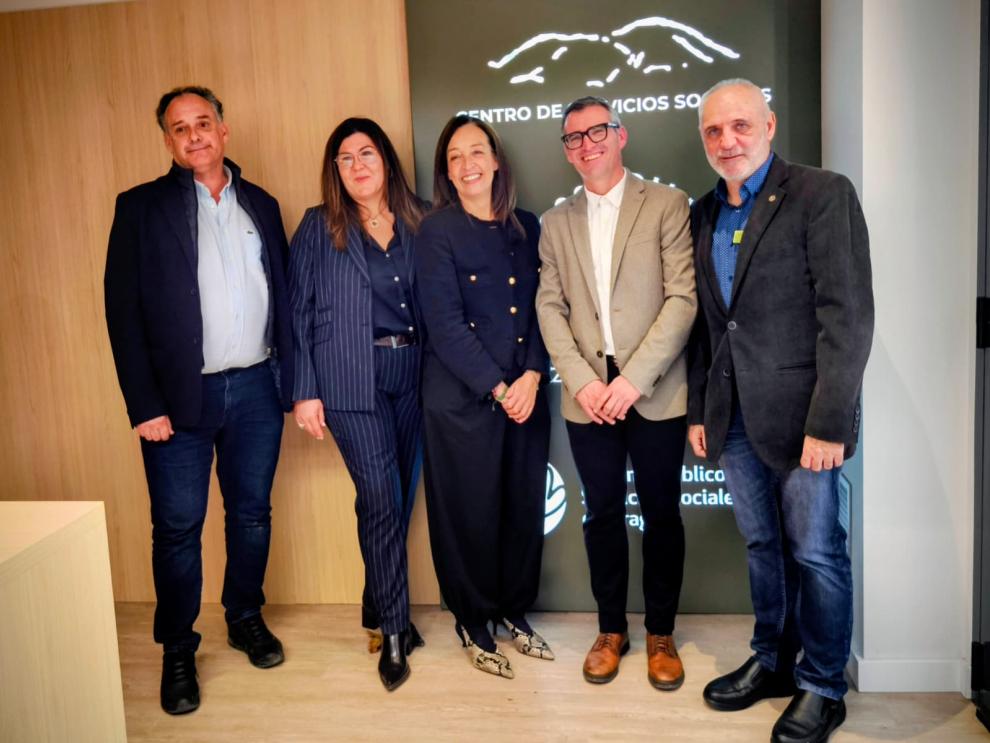 La consejera Susín, en la inauguración del nuevo centro de servicios sociales de la Comarca de Tarazona y el Moncayo