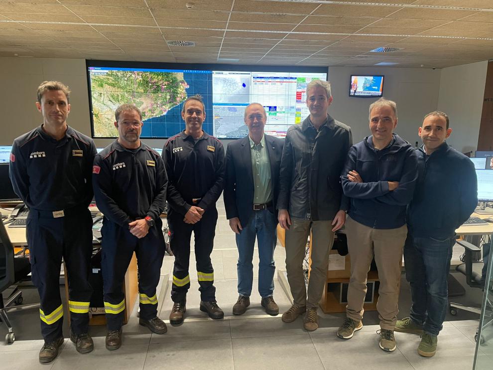 Visita de la delegación aragonesa al Complejo Central de Cerdanyola del Vallés