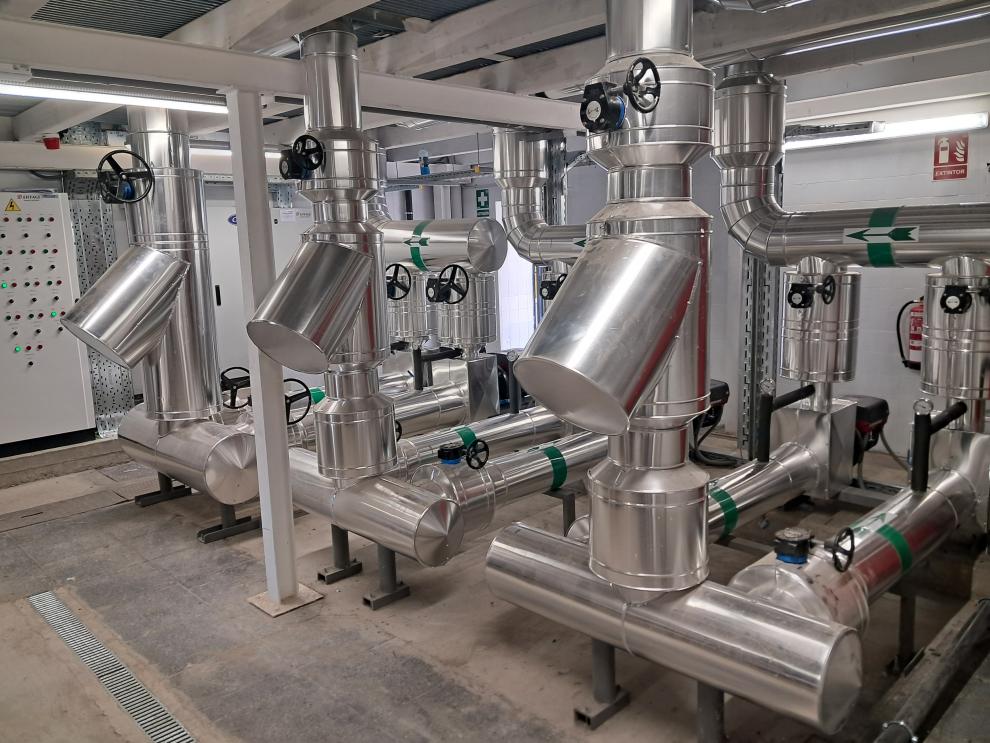 Actuación de descarbonización en el Hospital de Barbastro.