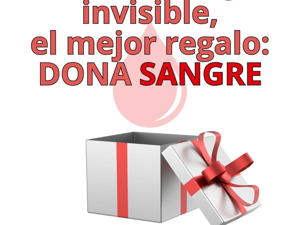El Banco de Sangre impulsa la campaña “Para tu amigo invisible el mejor regalo: dona sangre”