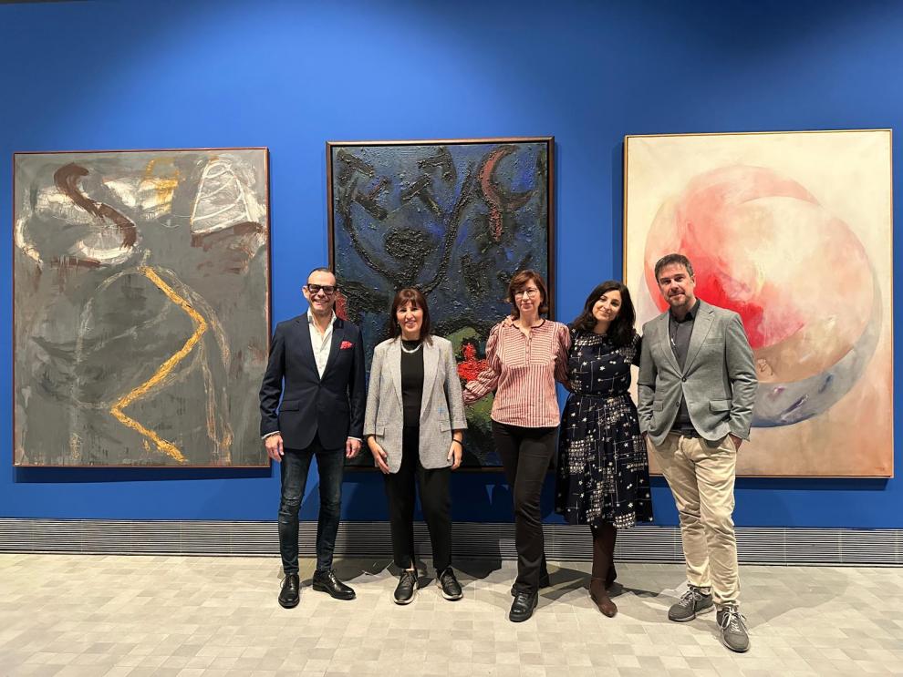 Presentación de la exposición 'Aragón y las artes: 1976-1995'-