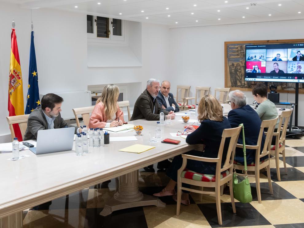 La reunión se ha celebrado este martes en el Pignatelli