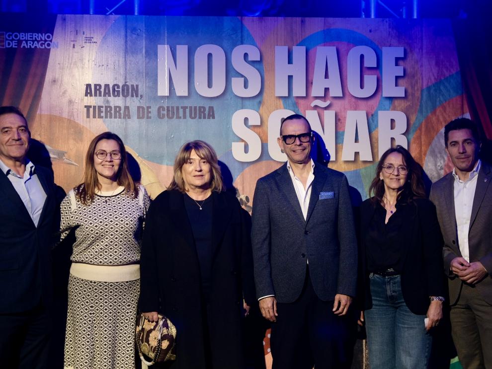 La consejera Tomasa Hernández y el director general de Cultura, Pedro Olloqui, han participado en el acto de clausura de Aragón, tierra de cultura’ 2025.
