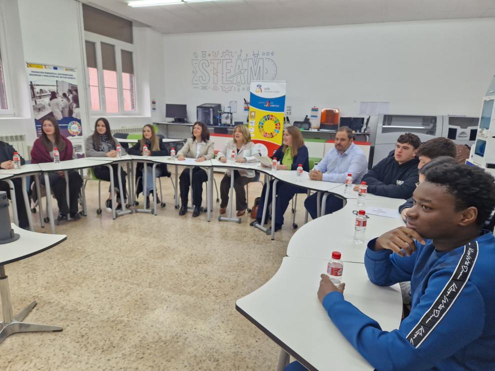 En la imagen de archivo, aula ATECA en el CPIFP Corona de Aragón.