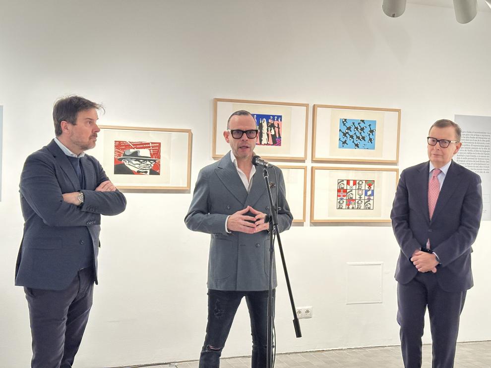 Inauguración de la exposición ‘El susurro hecho imagen’, en el IAACC Pablo Serrano.