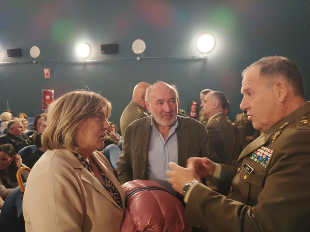 La consejera ha participado en el concierto de celebración de San Juan Bosco de la Academia de Logística de Calatayud.