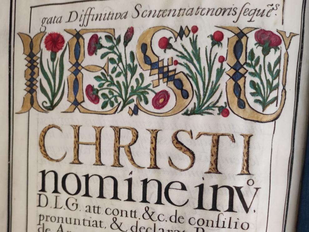 Uno de los documentos del archivo familiar de los hermanos Angulo Sainz de Varanda.