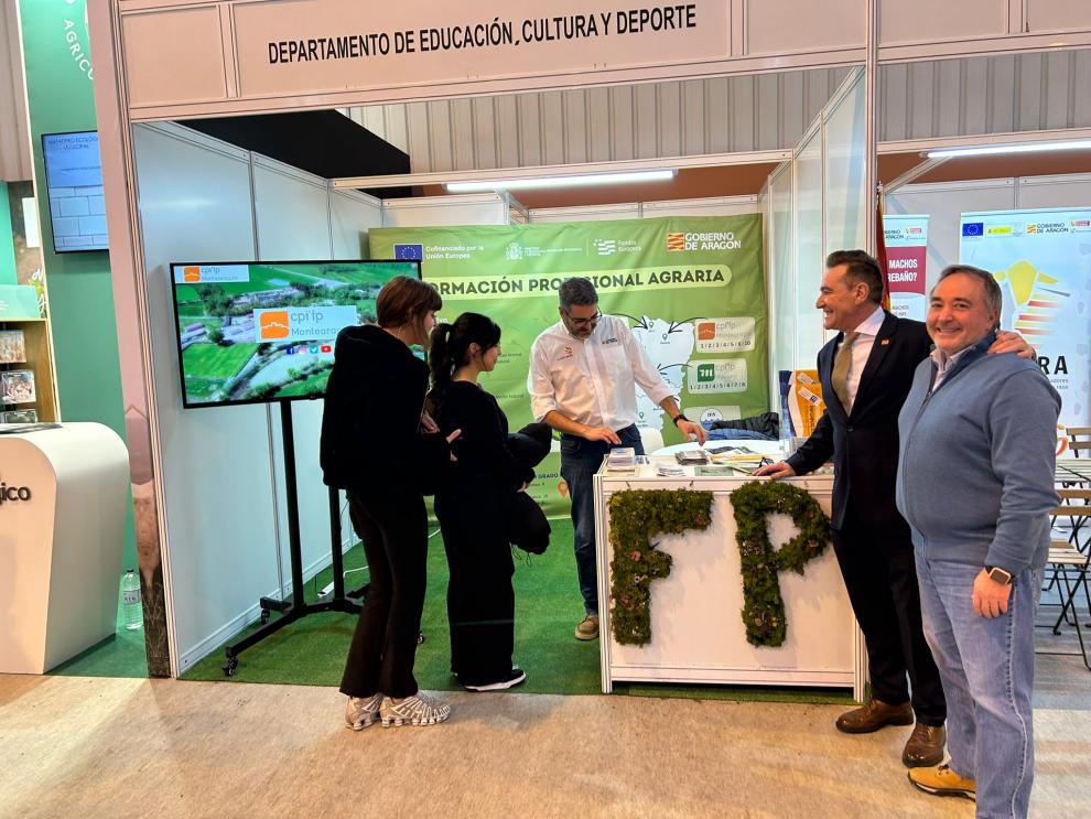 La FP aragonesa ha tenido presencia en la FIMA con un stand informativo y diversas actividades divulgativas.