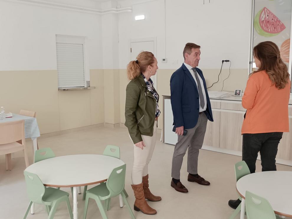 La EEII San Antonio de Padua, en Gallur, luce completamente renovada.