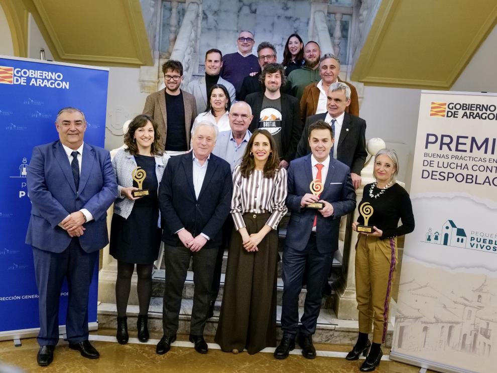 Premiados y nominados de los II Premios Buenos Prácticas en Materia de Lucha contra la Despoblación.