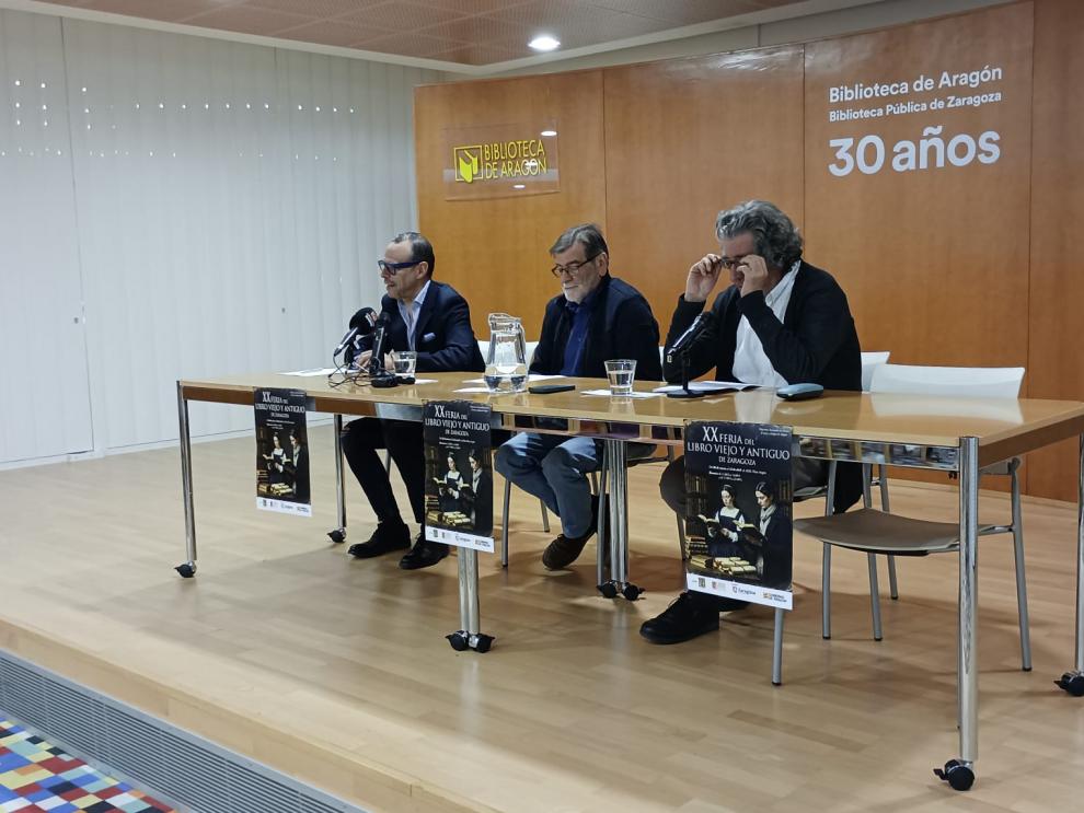 Inauguración de la XX Feria del Libro Viejo y Antiguo de Zaragoza