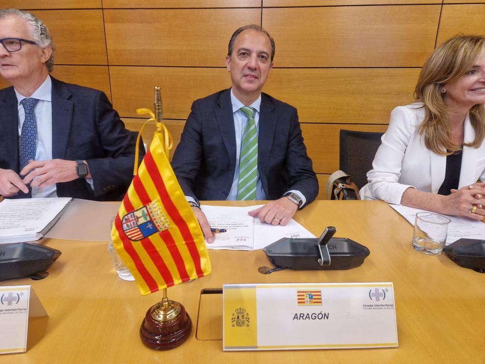 El consejero de Sanidad, José Luis Bancalero Flores, en el pleno del Consejo Interterritorial del Sistema Nacional de Salud