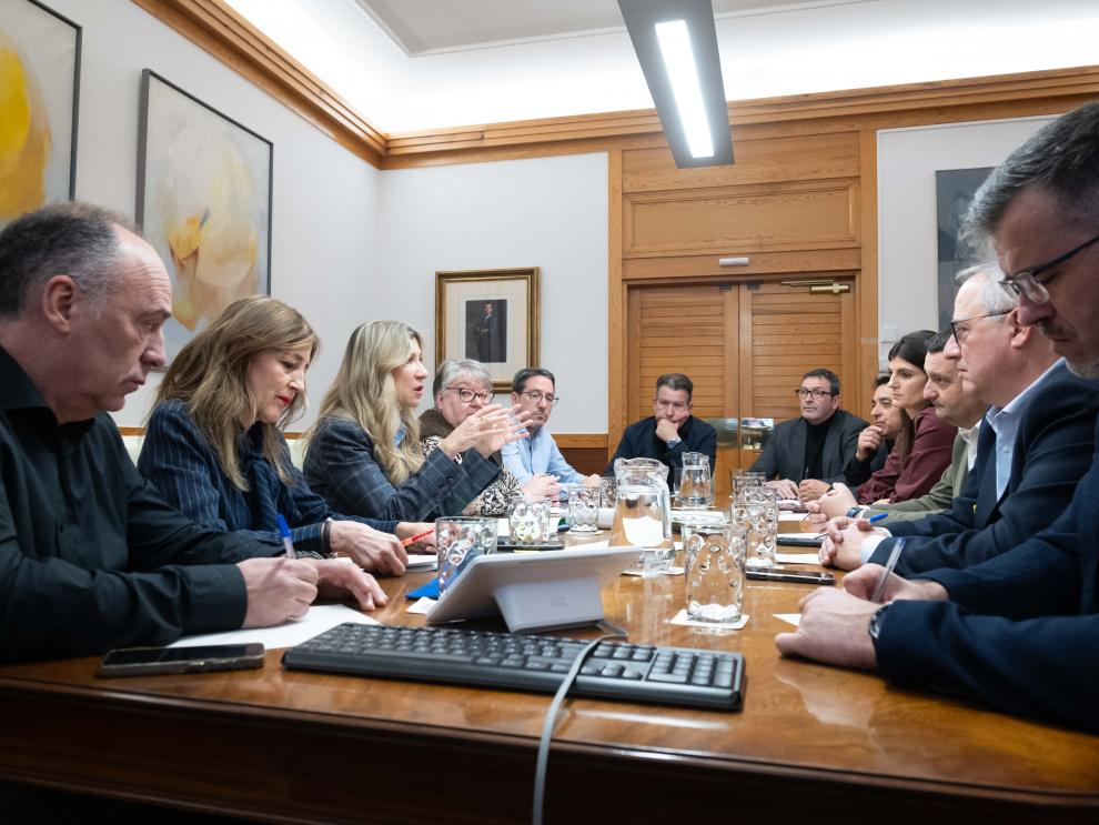 La reunión se ha celebrado este lunes en el Pignatelli