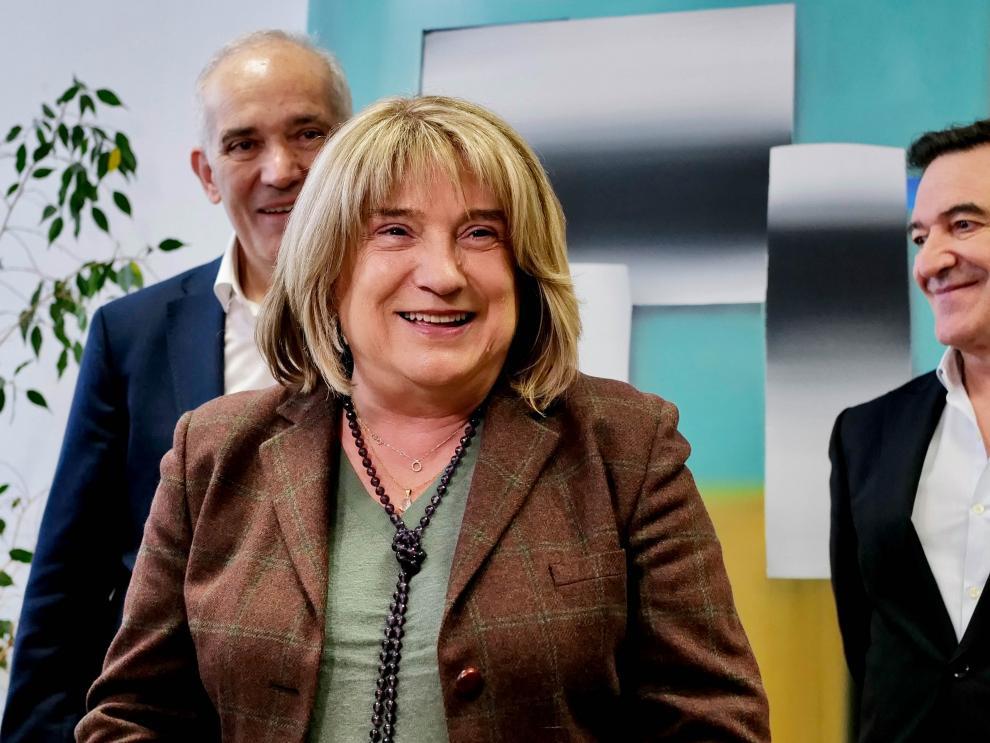 Rueda de prensa de la consejera de Educación, Cultura y Deporte en funciones, Tomasa Hernández.