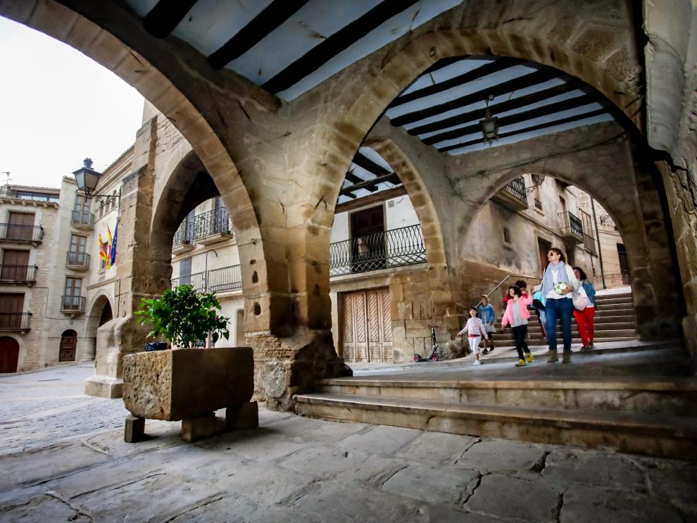 Imagen de archivo del municipio turolense de Calaceite.