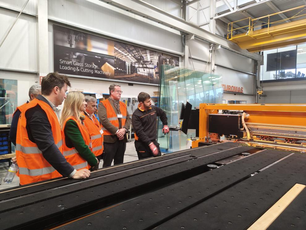 Mar Vaquero, en la visita a Turomas