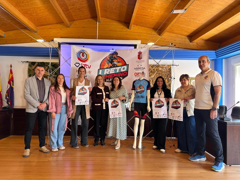 Presentación del I Reto Alfindén Féminas BTT.