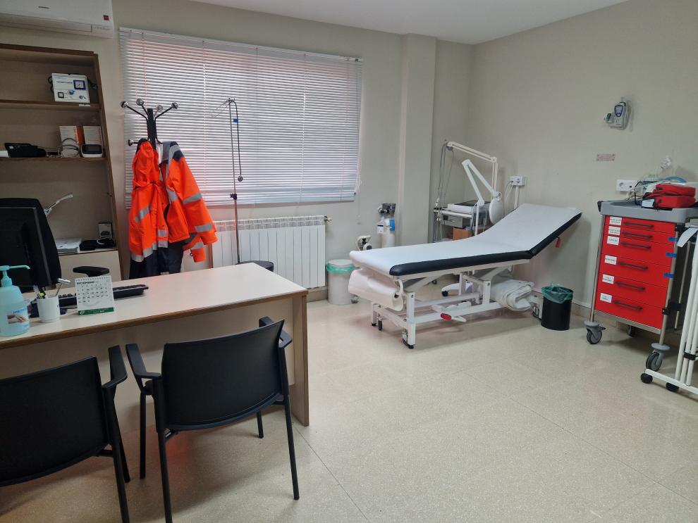Consulta en un centro de salud rural aragonés
