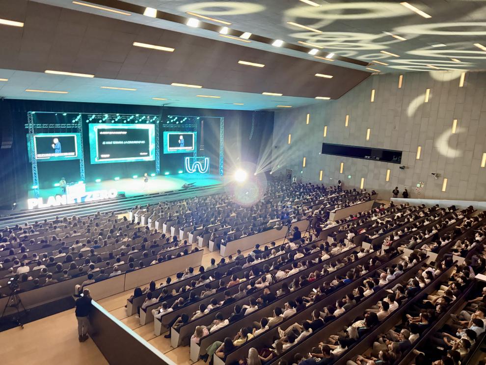 El Palacio de Congresos de Zaragoza, en la jornada de clausura de The Wave