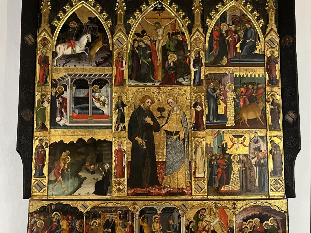 El retablo de los santos Julián y Lucía del Monasterio de la Resurrección de Zaragoza formará parte de una exposición en el Museo del Prado.