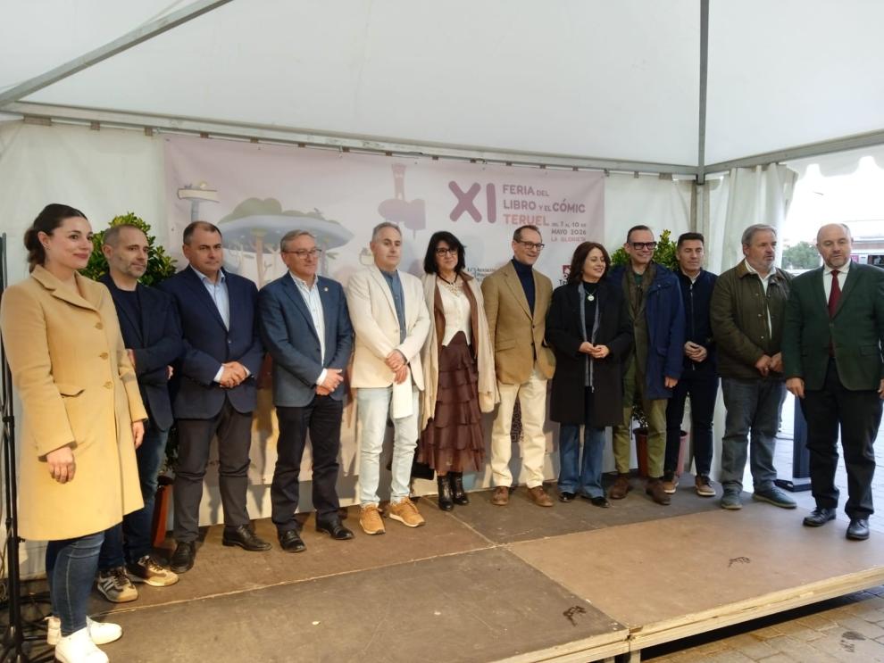 Inauguración de la Feria del Libro y el Cómic de Teruel.