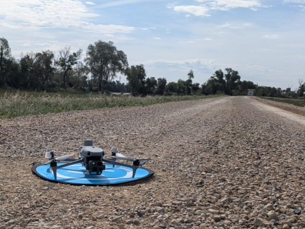 Dron de INFOAR con cámara térmica infrarroja adquirido recientemente.