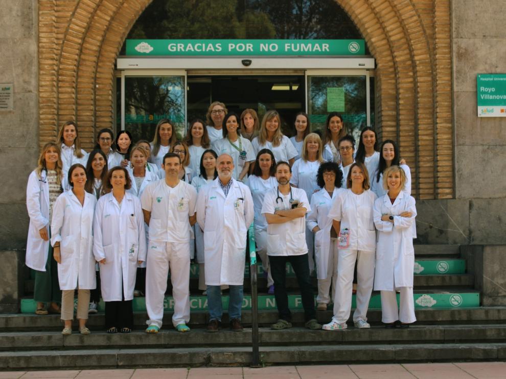 Profesionales del Servicio de Neumología del Hospital Universitario Royo Villanova, acreditado con nivel Diamante por la Sociedad Española de Neumología y Cirugía Torácica (SEPAR).