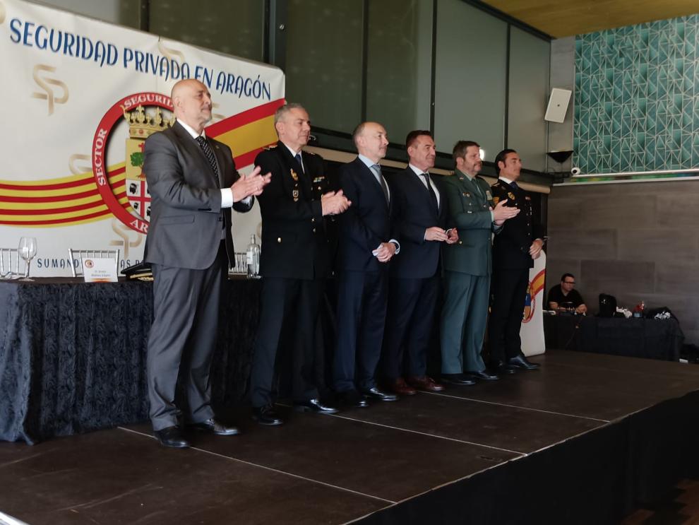 Luis Mallada ha recibido un distintivo de la Comisión de Seguridad Privada