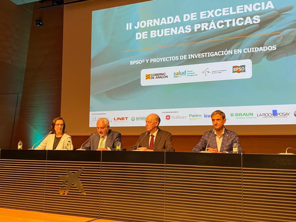 El consejero de Sanidad, Ángel Sanz , en la inauguración de las II Jornadas de Evidencia