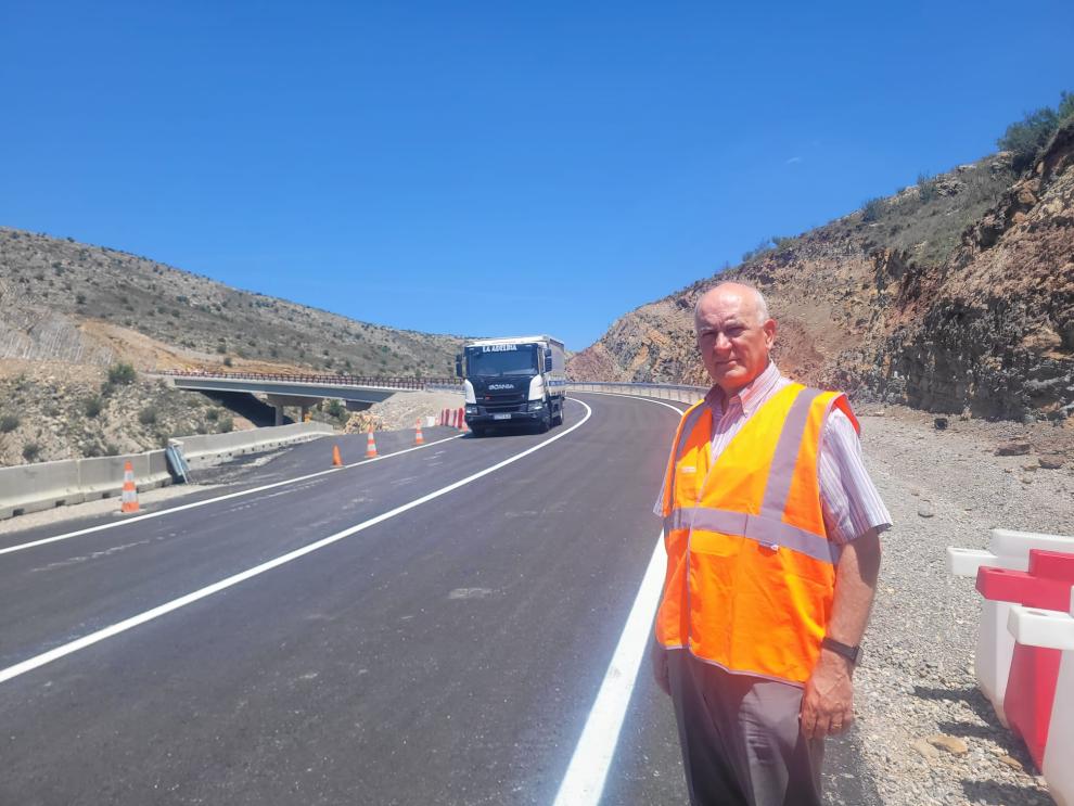 Miguel Ángel Arminio ha supervisado la entrada en servicio del nuevo viaducto de la A-226.