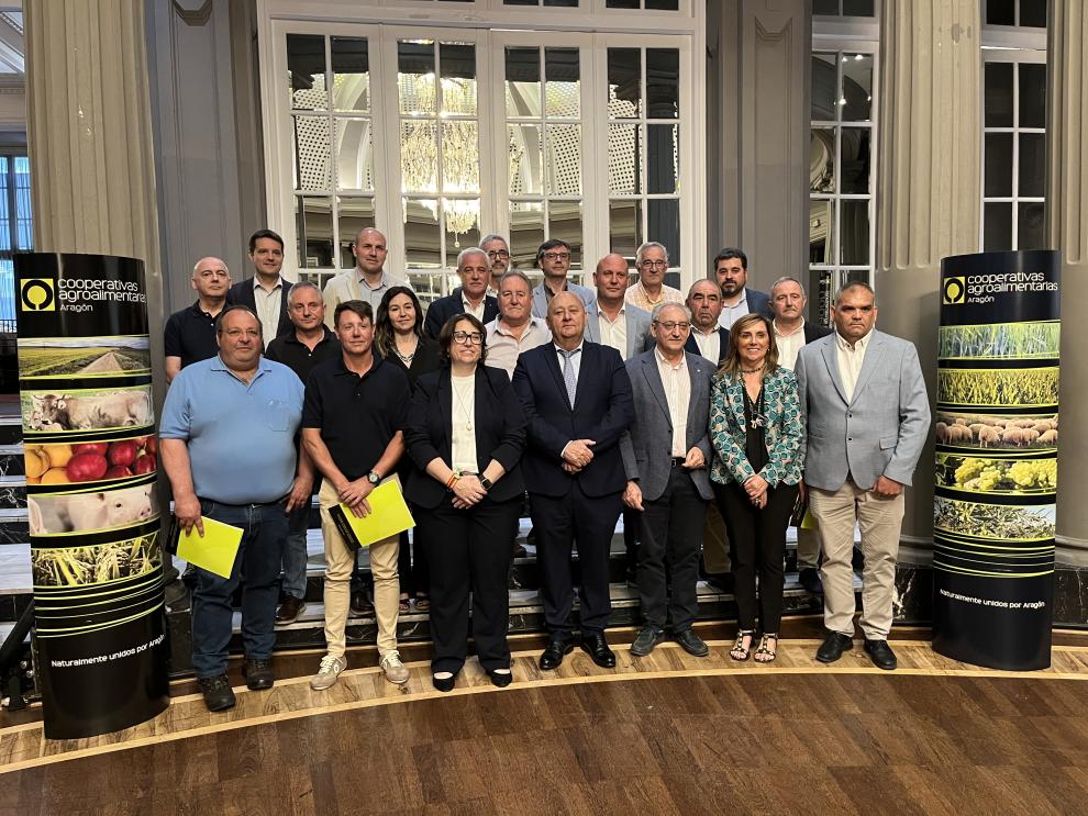 Celebración de la Asamblea General de Cooperativas Agroalimentarias de Aragón.