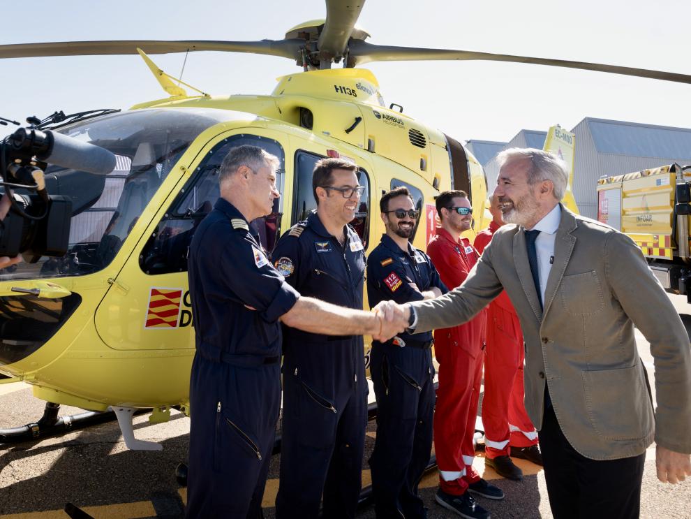 Inauguración de la Base de Emergencias de Villanueva de Gállego.