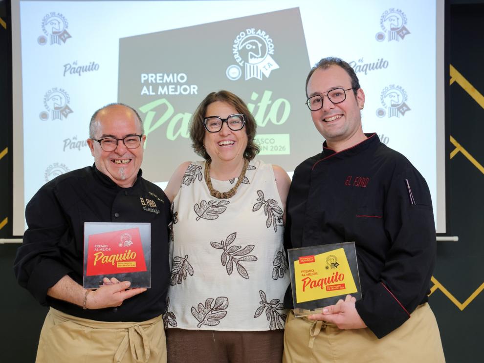 La consejera de Agricultura, Ganadería y Alimentación, Arancha Simón, junto a Pedro Martín y Daniel Fernández (El Ambigú)