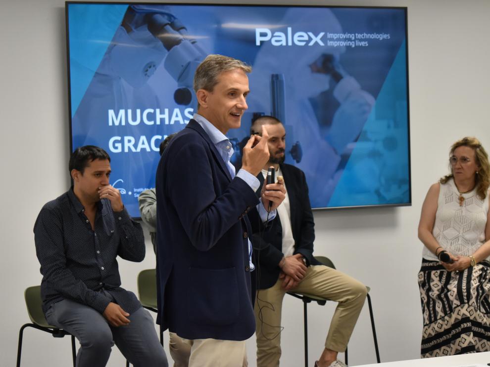 El director del IIS Aragón, Daniel Orós, y otros ponentes, en las Jornada de Terapias Avanzadas