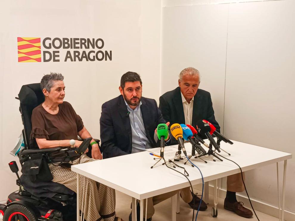 Olga Mélida, Alejandro Nolasco y Luis Estiragués