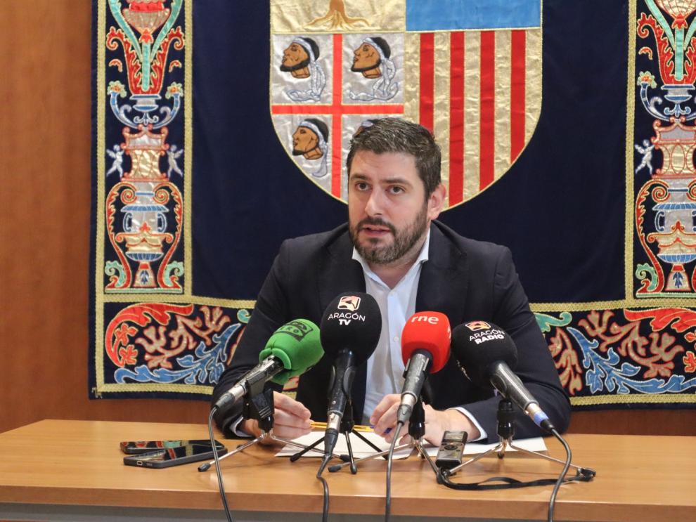 Alejandro Nolasco, en la delegación territorial del Gobierno Aragón en Teruel