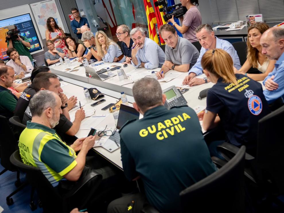 Reunión del CECOPI esta tarde en la sala de crisis del 112.