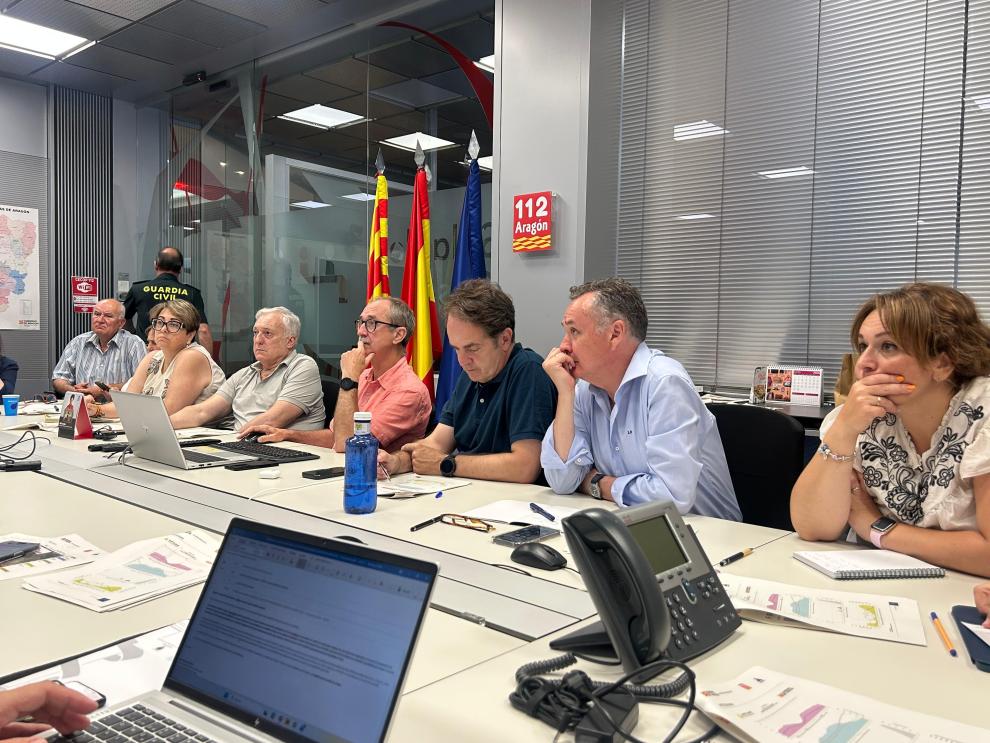 Reunión del CECOPI esta tarde en la sala de crisis del 112.