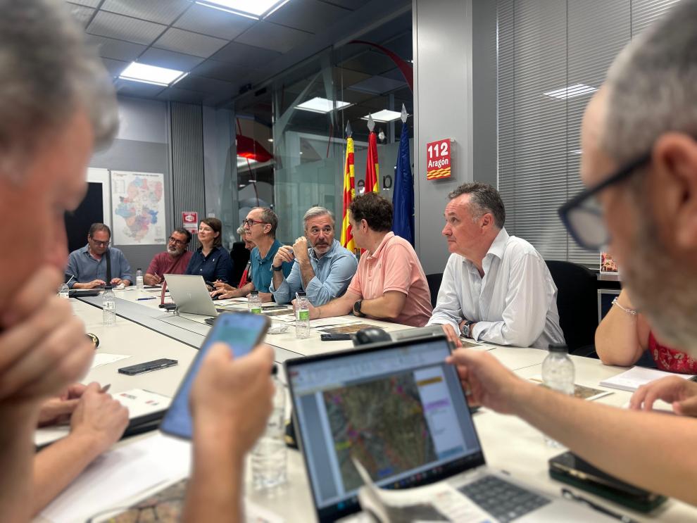 Reunión del CECOPI esta tarde en la Sala de Crisis del 112.