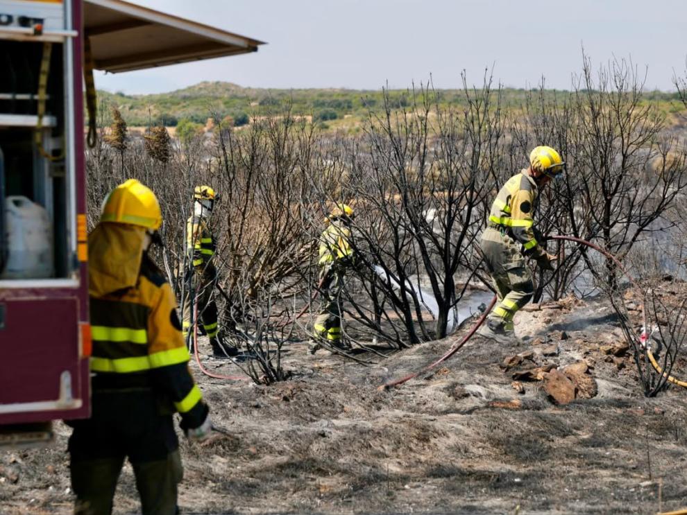 El operativo INFOAR durante labores de extinción este verano