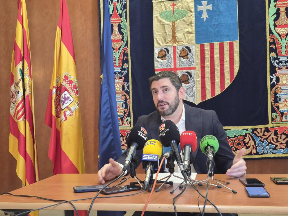 Alejandro Nolasco, este viernes en sala de prensa